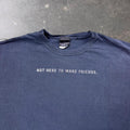 2000s Not Here to Make Friends Slogan Tee | XL