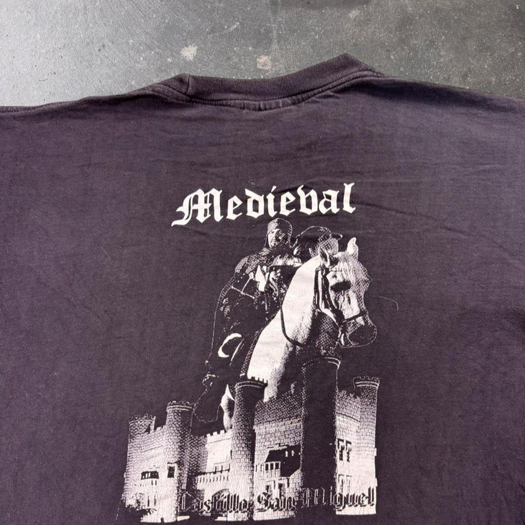 1990s Medieval Night Castillo San Miguel Tenerife Tee | XL