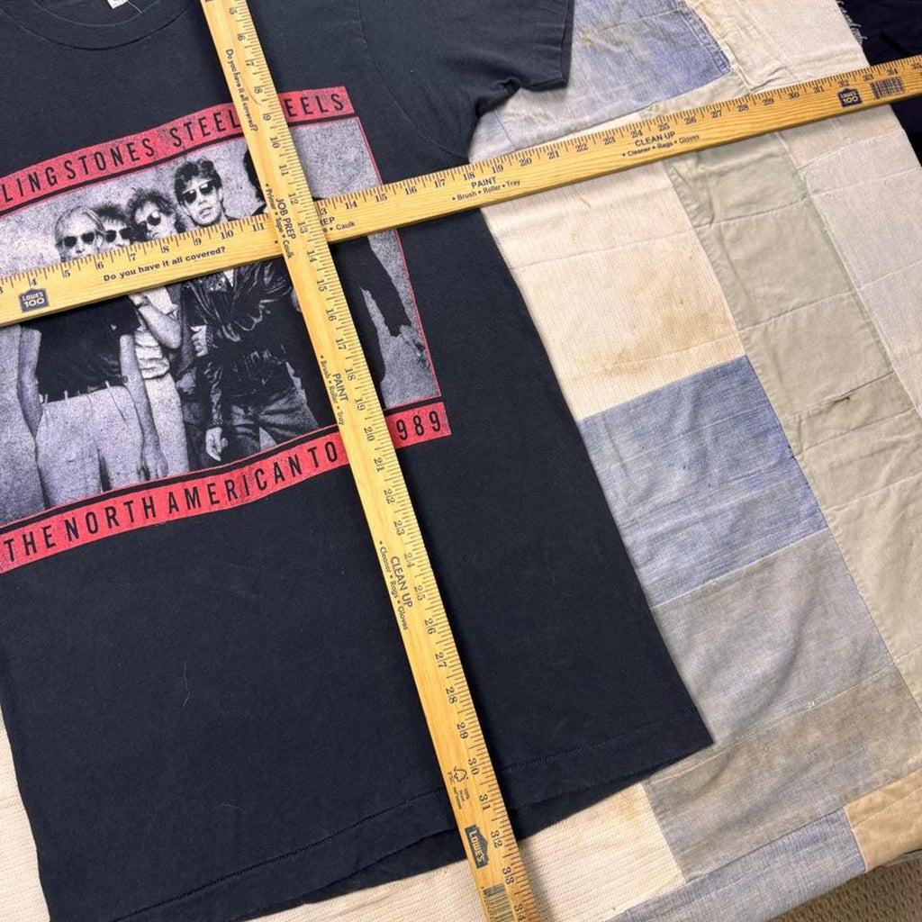 1989 Rolling Stones Steel Wheels North American Tour Tee | Large