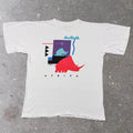 1980s Africa Rhino Abstract Art Tee | L