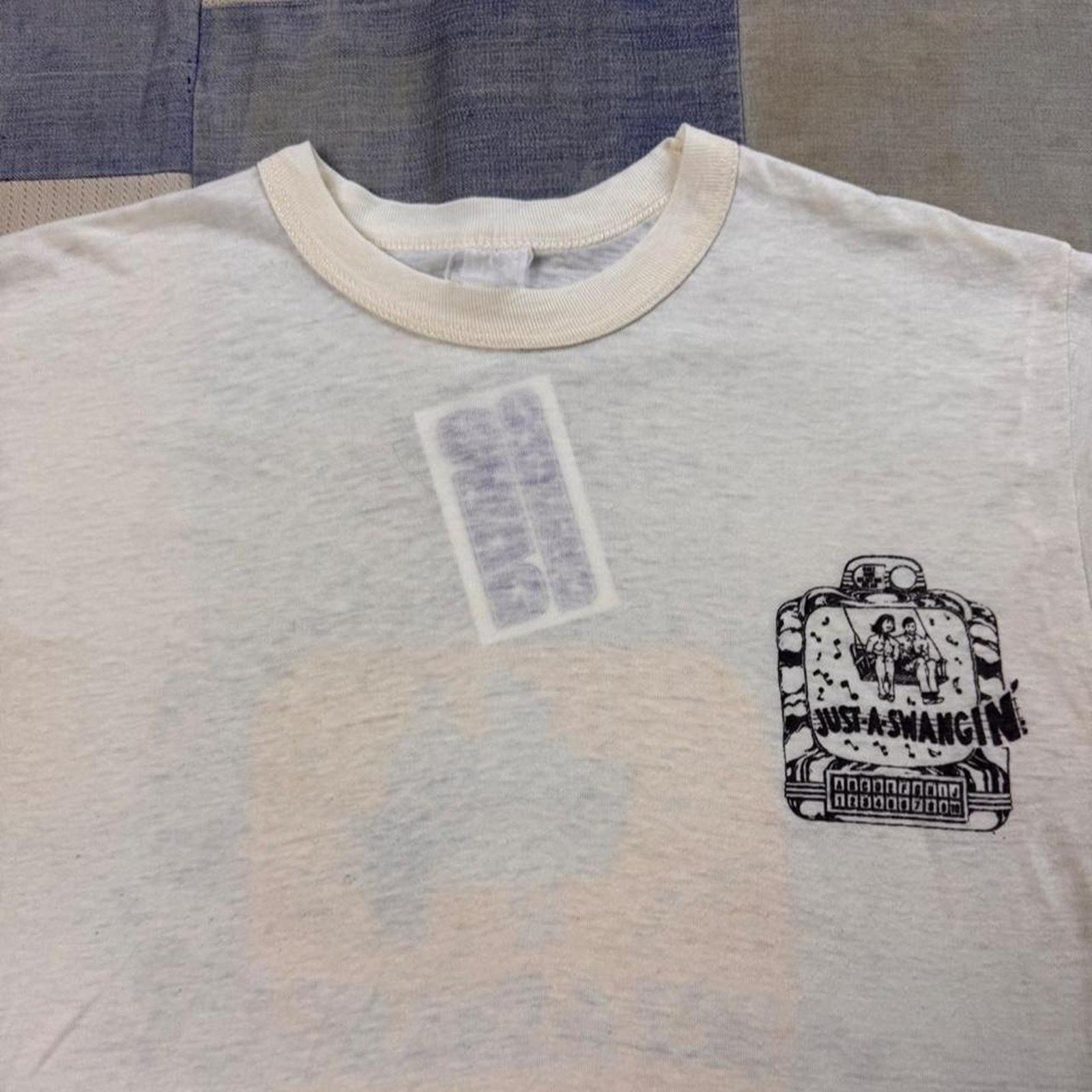 1970s Just a Swangin’ Jukebox Double-Sided Tee | Small