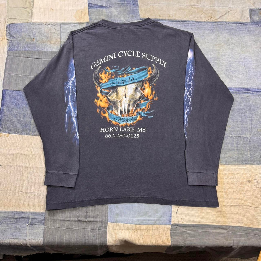 1990s Route 66 long sleeve shirt | Large