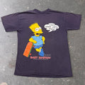 1990 Bart Simpson Cool Your Jets Skateboard Tee | Medium
