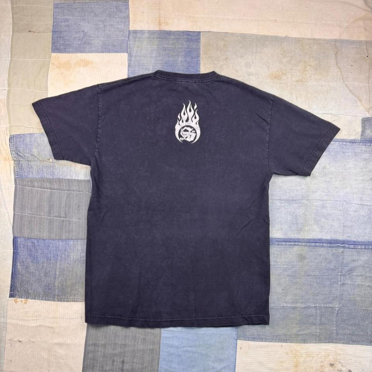 2000s Scarface Tony Montana Money Power Respect Black Graphic Tee | Large