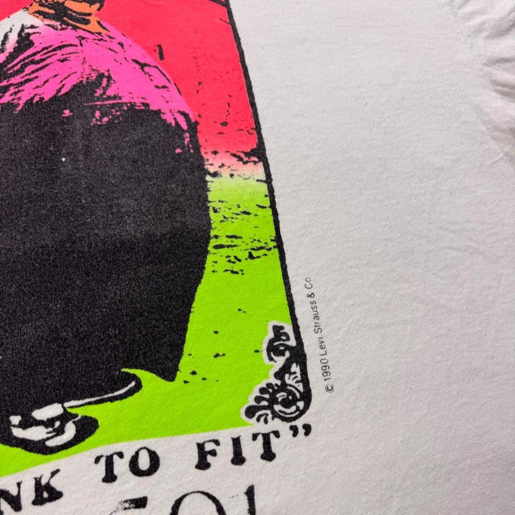 1990 Levi’s 501 Shrink-to-Fit Big Man Graphic Tee | Large