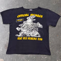 1990s Paul Sample Ogri Beer Drinking Team Biker Tee | Large