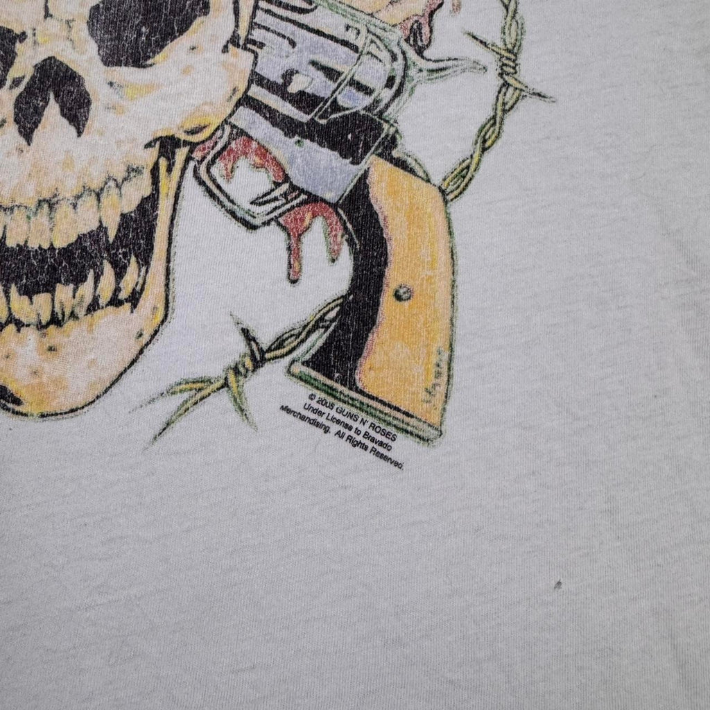 2005 Guns N Roses blue band tee | Medium