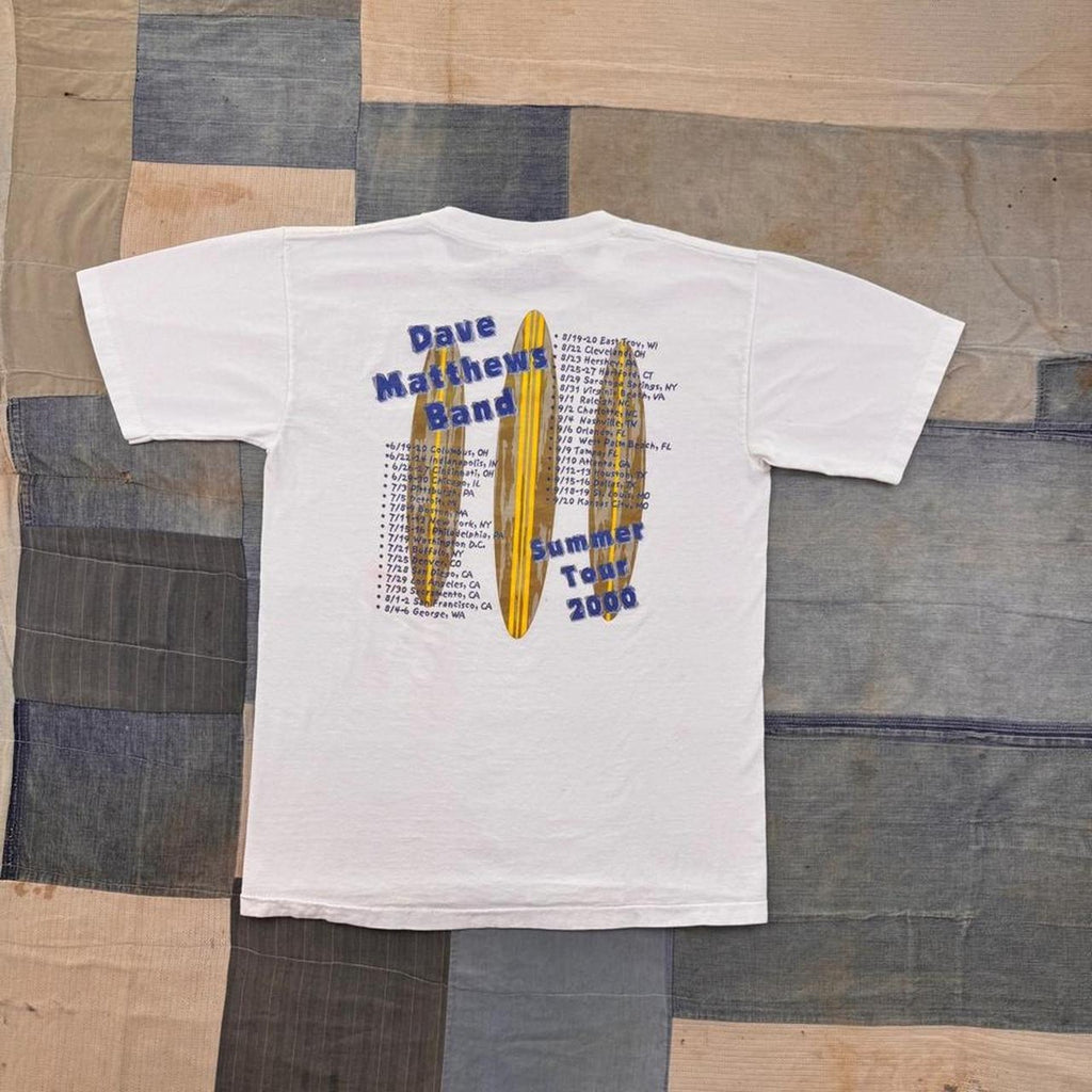 2000 Dave Matthews Band Summer Tour Surfboard Tee Made in USA | Medium