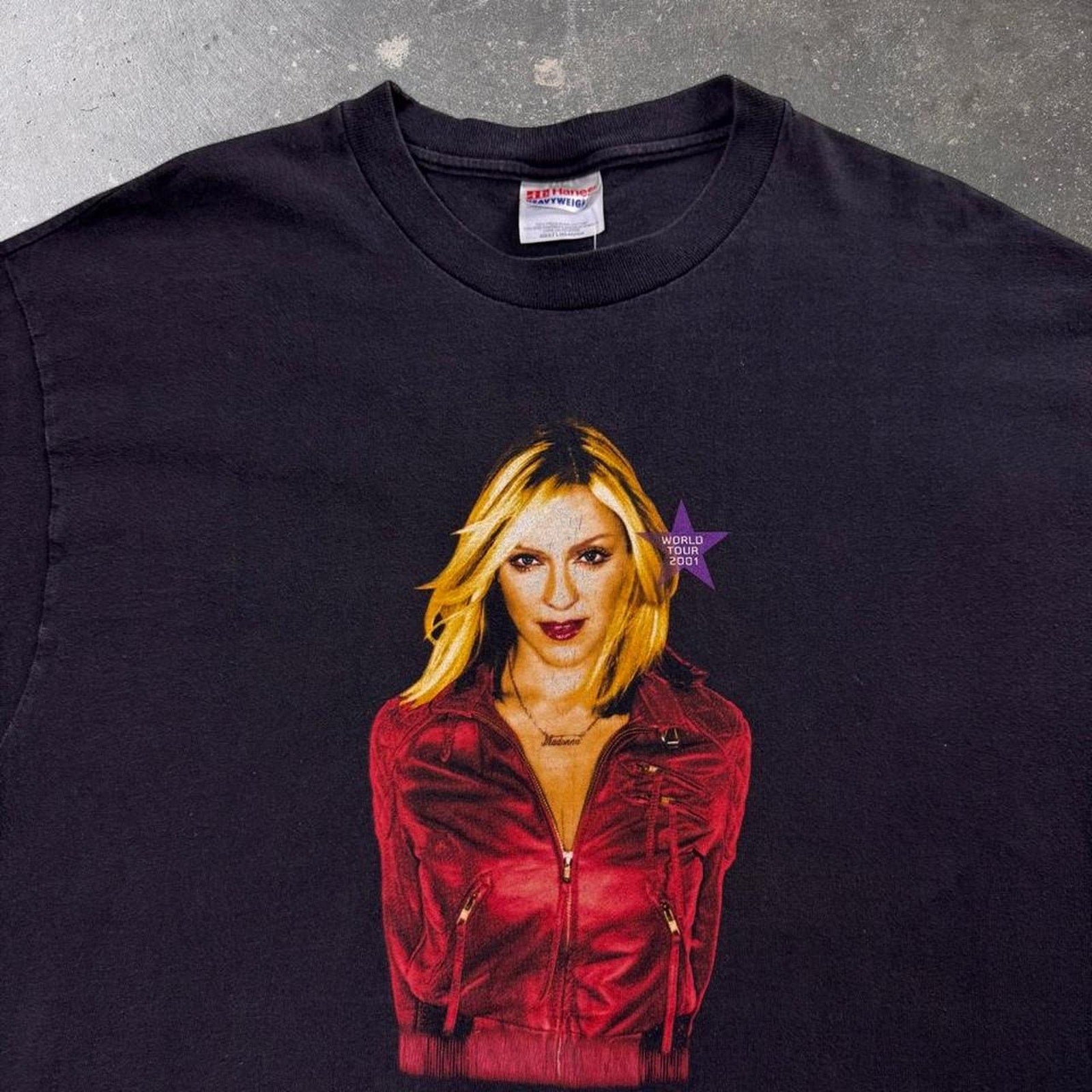 2001 Madonna Drowned World Tour Portrait Tee | Large