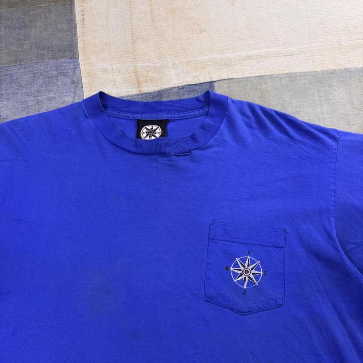 1990s “Make the Run” Ski Graphic Pocket Tee | XL