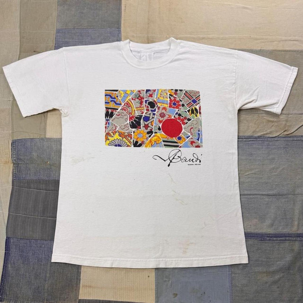 1990s Antoni Gaudí Barcelona Mosaic Art Tee | Large