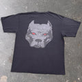 2000s Pit Bull Germany Red Eyes Dog Graphic Tee | Medium