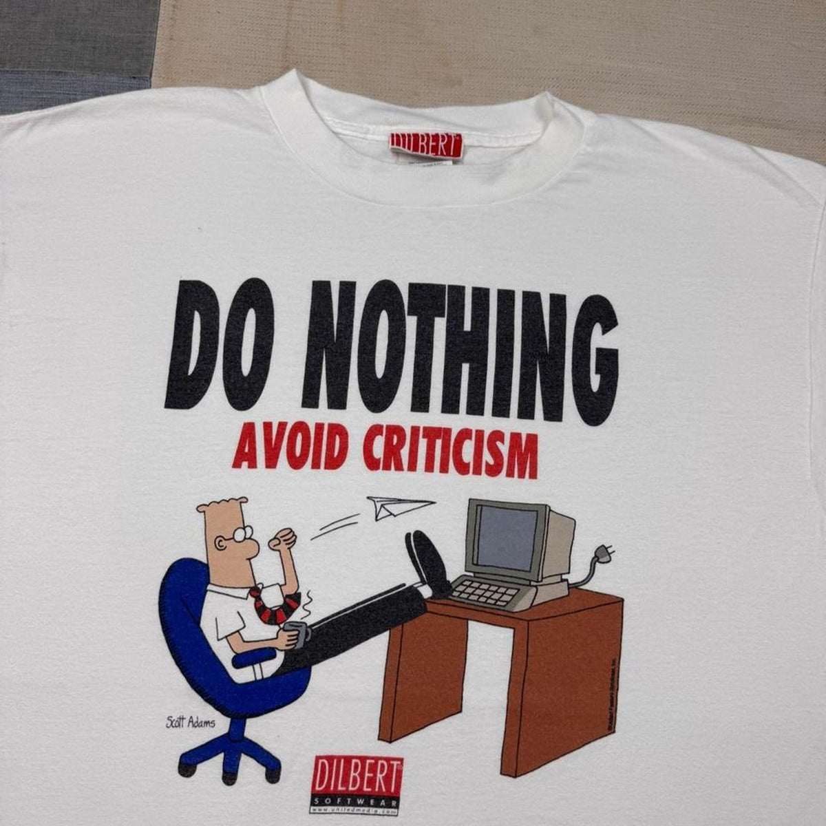 1990s Dilbert Do Nothing Tee | XL