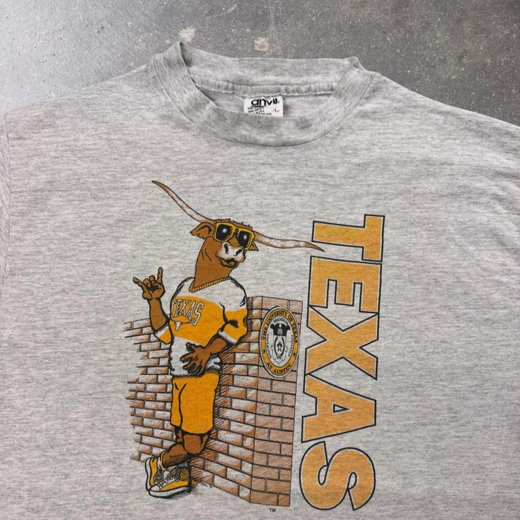 1990s University of Texas Longhorns Bevo Graphic Tee | Large