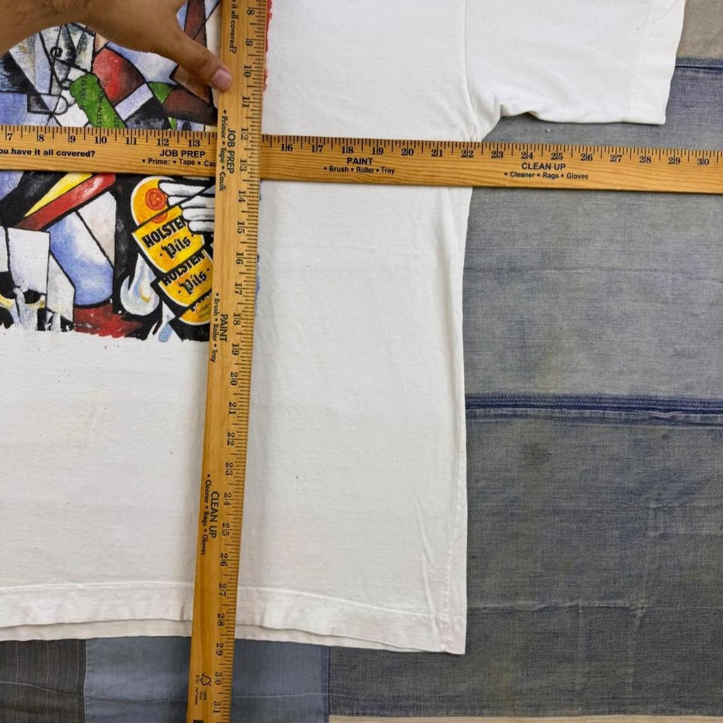 1990s Holsten Pils Cubist Beer Art Graphic Tee | XL
