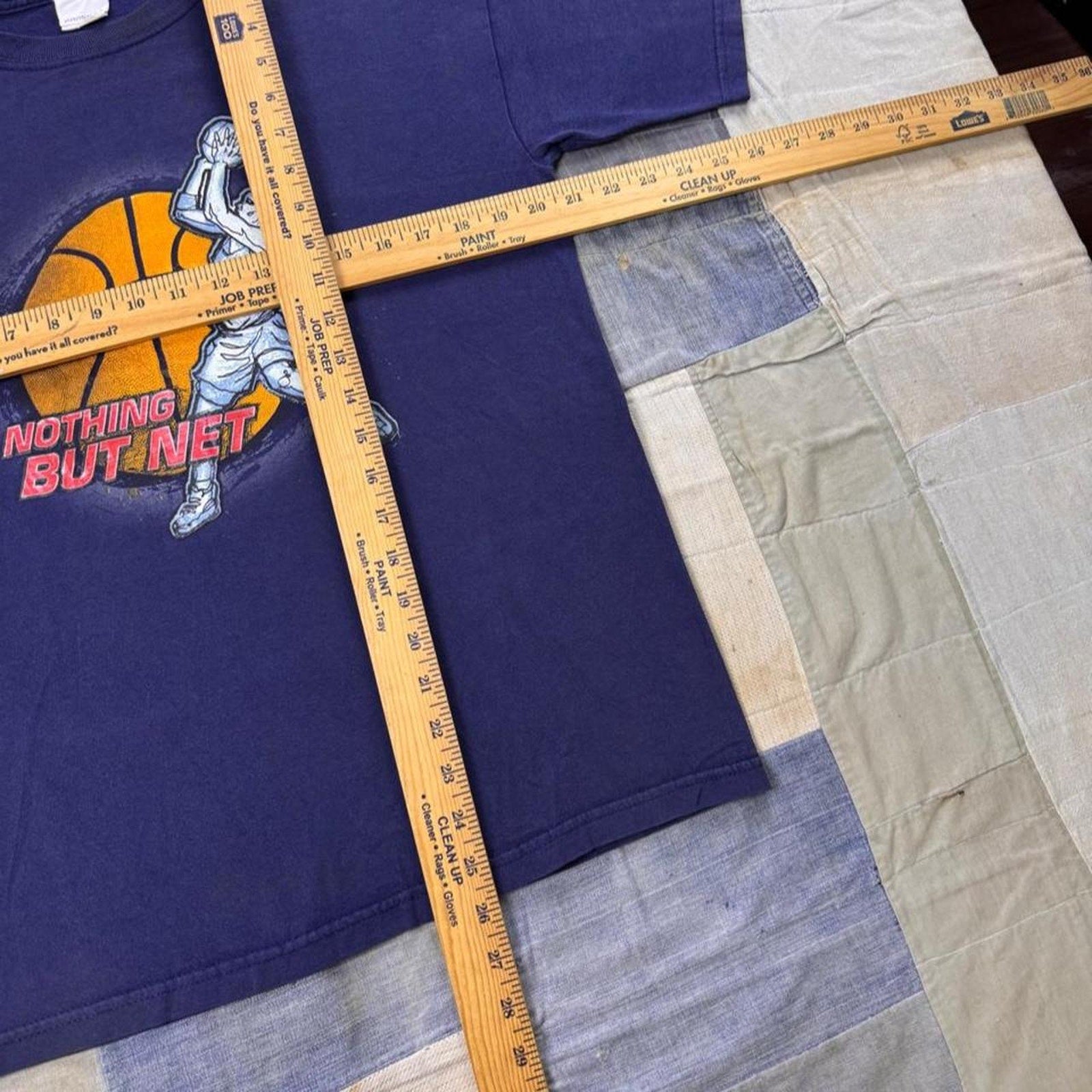 2000s Nothing But Net Basketball Graphic Tee | XL