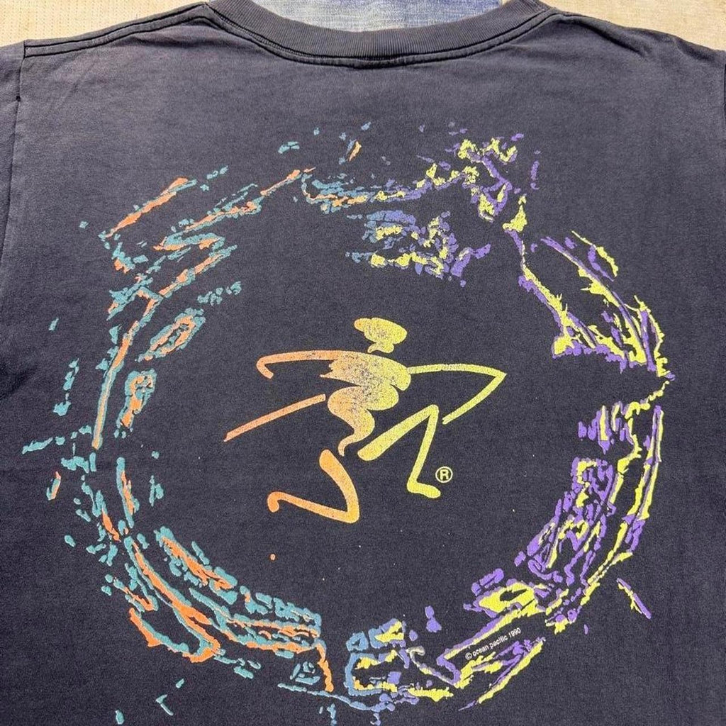 1990s Ocean Pacific OP Surf Tee |  Large