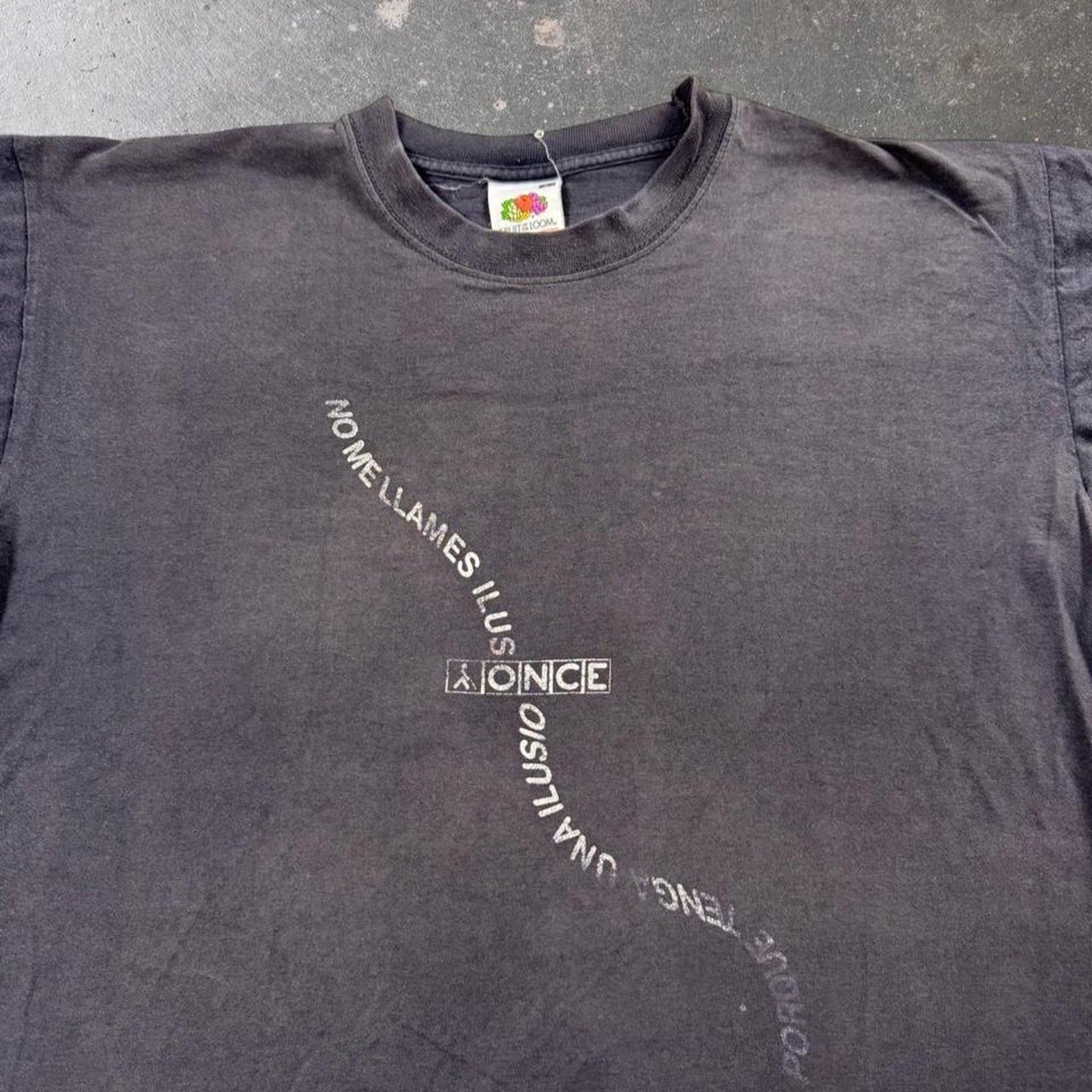 1990s Once Rome Llamas Illusion Graphic Tee | Large