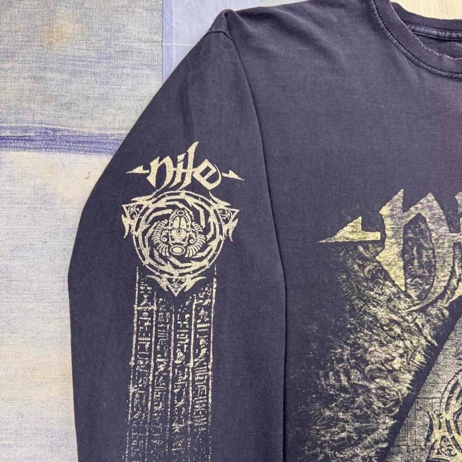 2015 Nile “What Should Not Be Unearthed” European Tour Long Sleeve Tee | Large
