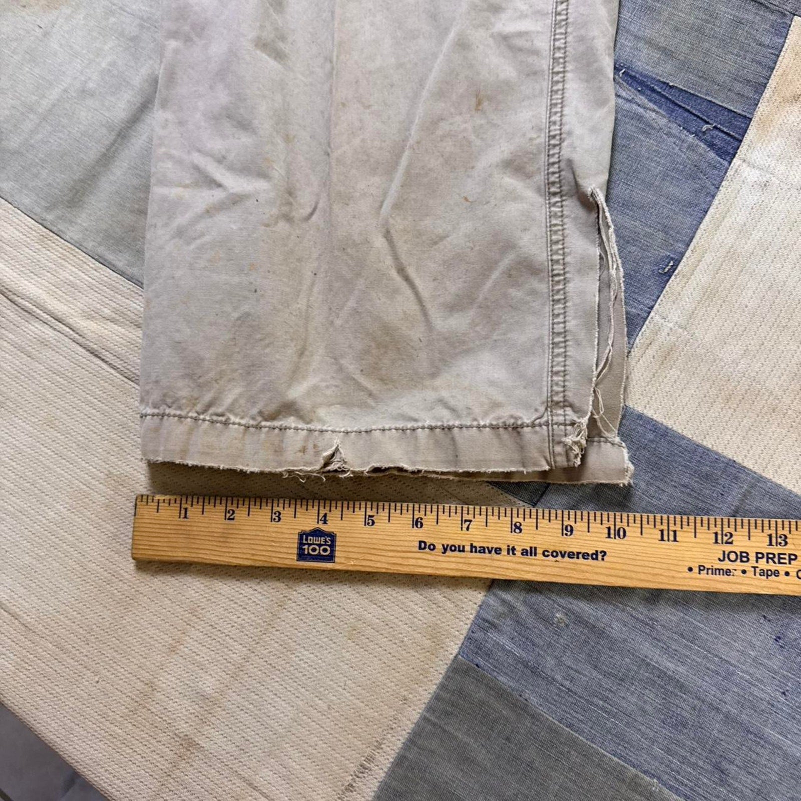 2000s baggy cargo mossimo distressed pants | 35x30