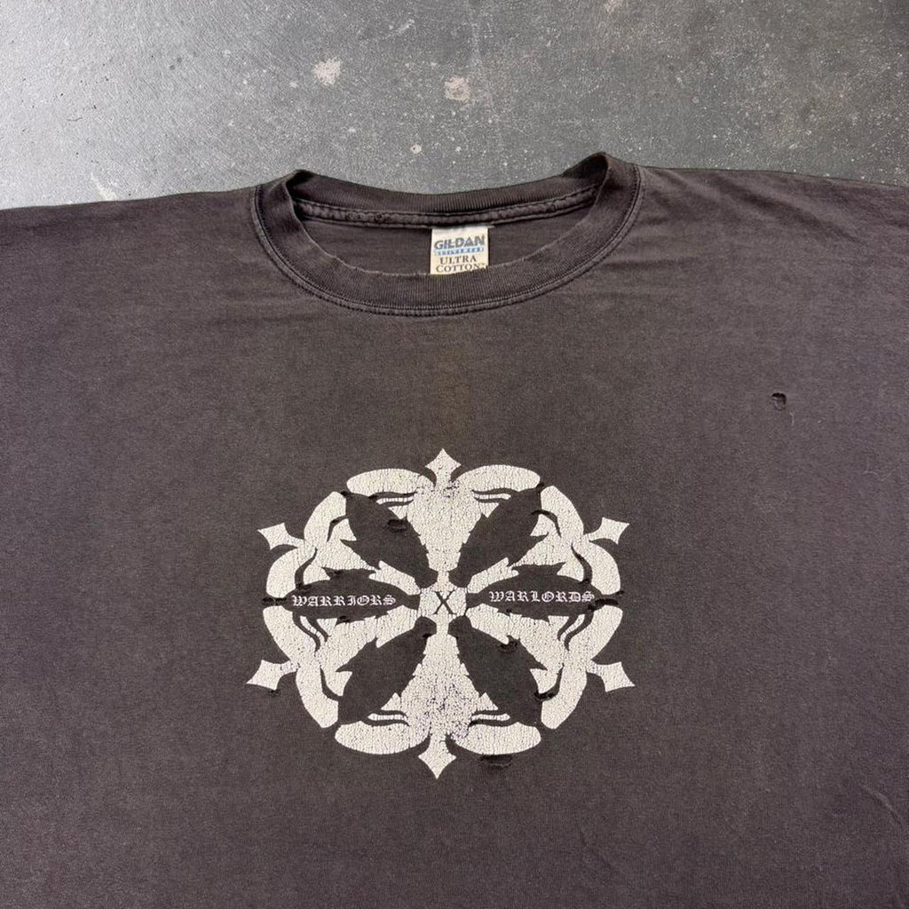 2000s Warriors Rat Crest Distressed Graphic Tee | 3XL