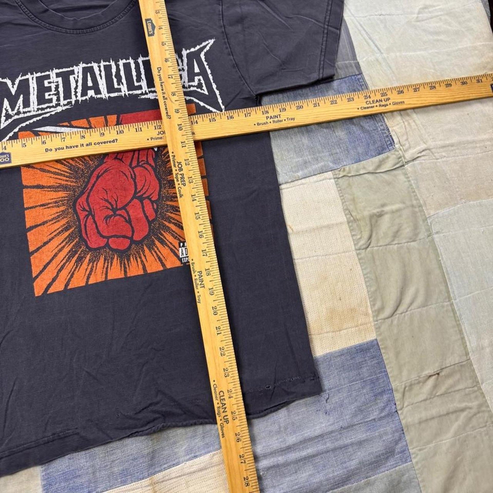 2003 Metallica St. Anger Tracklist Tee | Small
