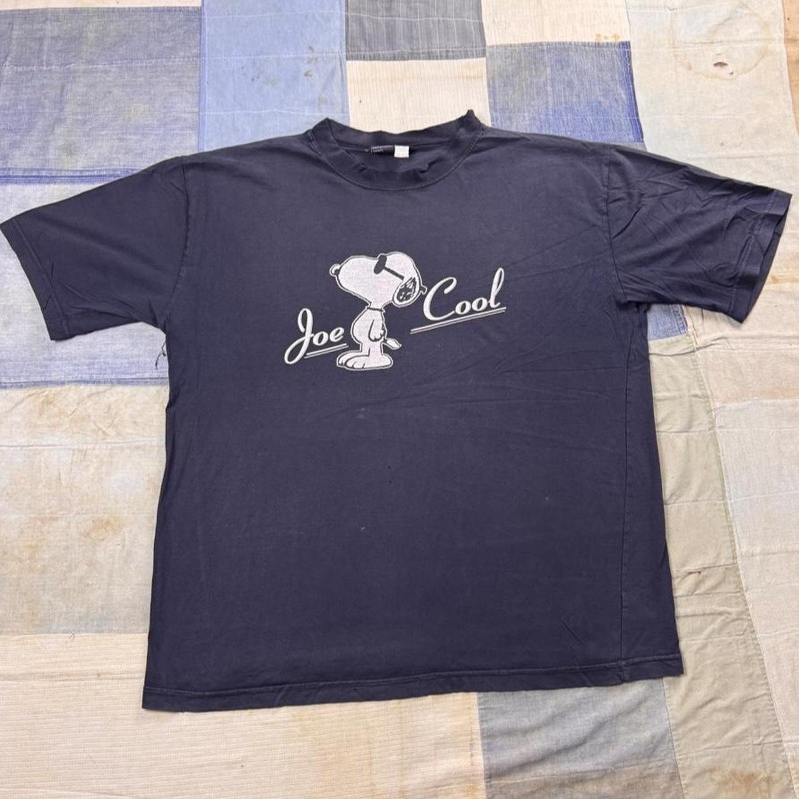1990s Peanuts Snoopy Joe Cool Distressed Tee | XL