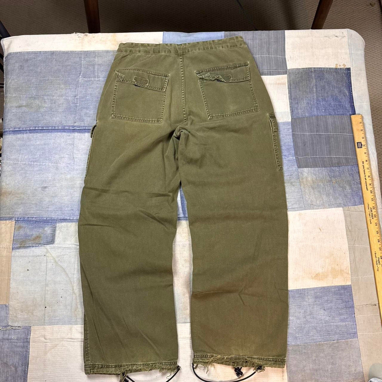 2000s Tommy Jeans olive green cargo pants | 34x30