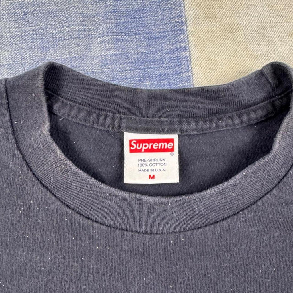 Early 2000s Supreme Skull Photo Graphic Tee | Medium