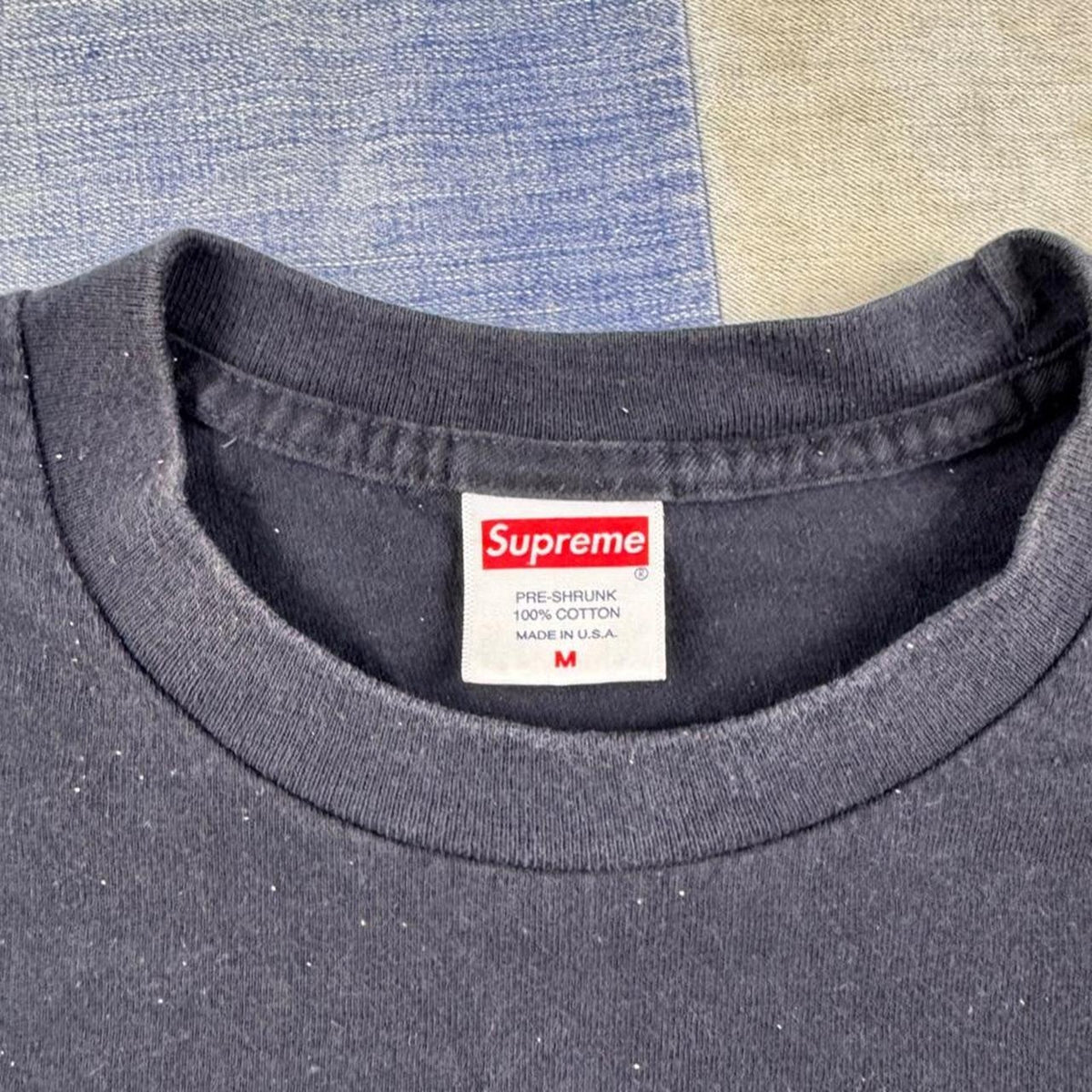 Early 2000s Supreme Skull Photo Graphic Tee | Medium