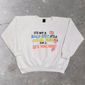 1990s Bald Spot Solar Panel Sex Machine Novelty Sweatshirt | XL