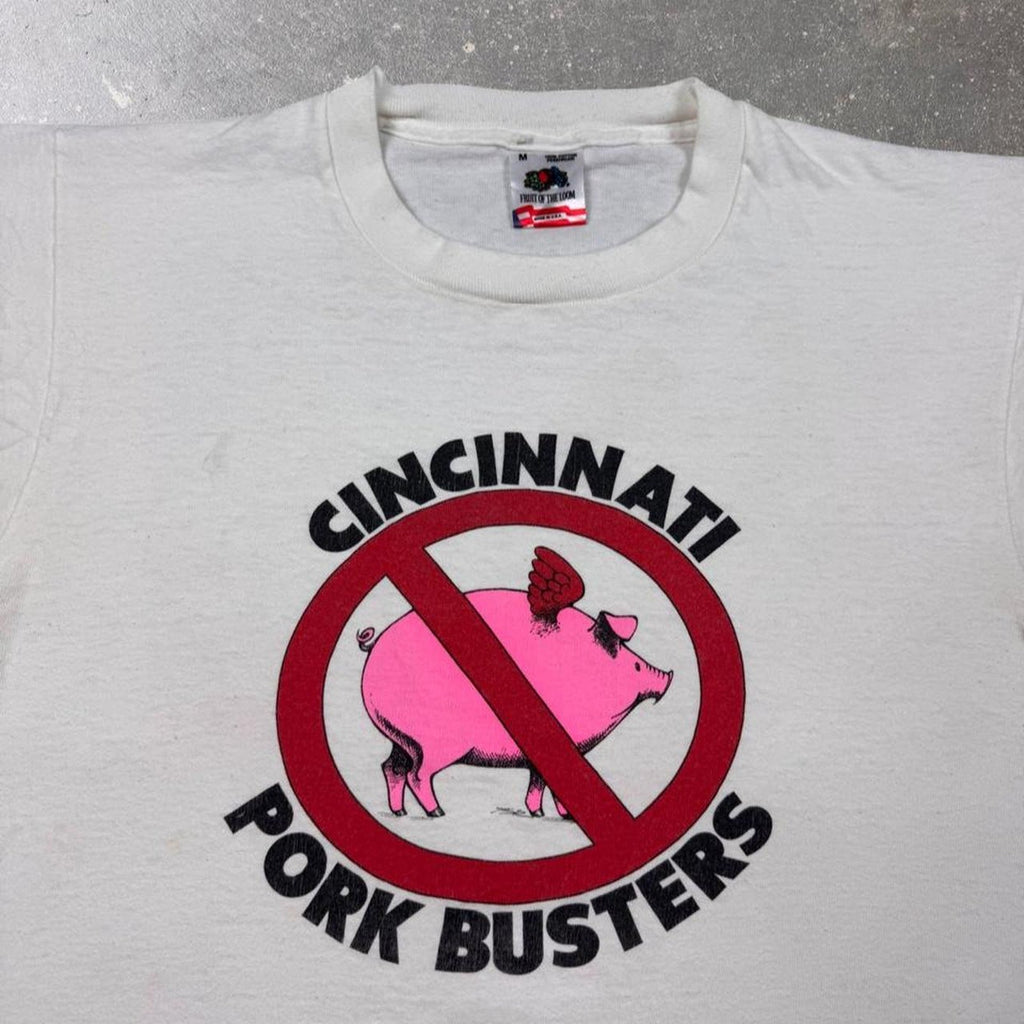 1990s Cincinnati Pork Busters Tee | M