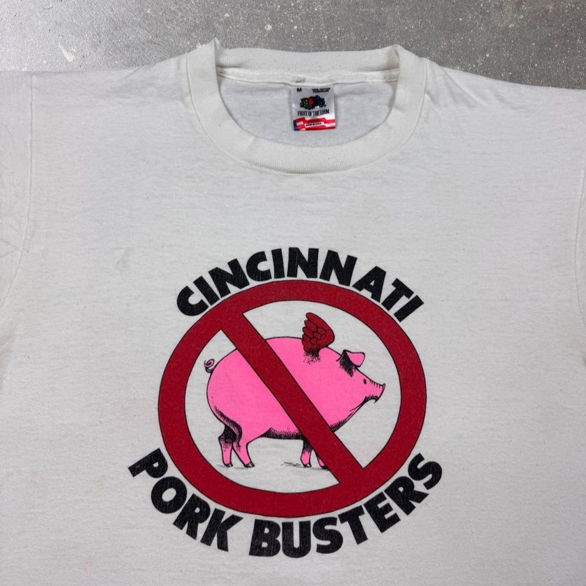 1990s Cincinnati Pork Busters Tee | M