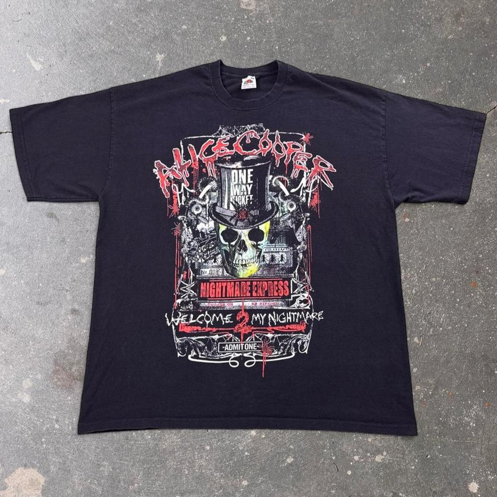 2000s Alice Cooper Welcome 2 My Nightmare Tour Tee | XL