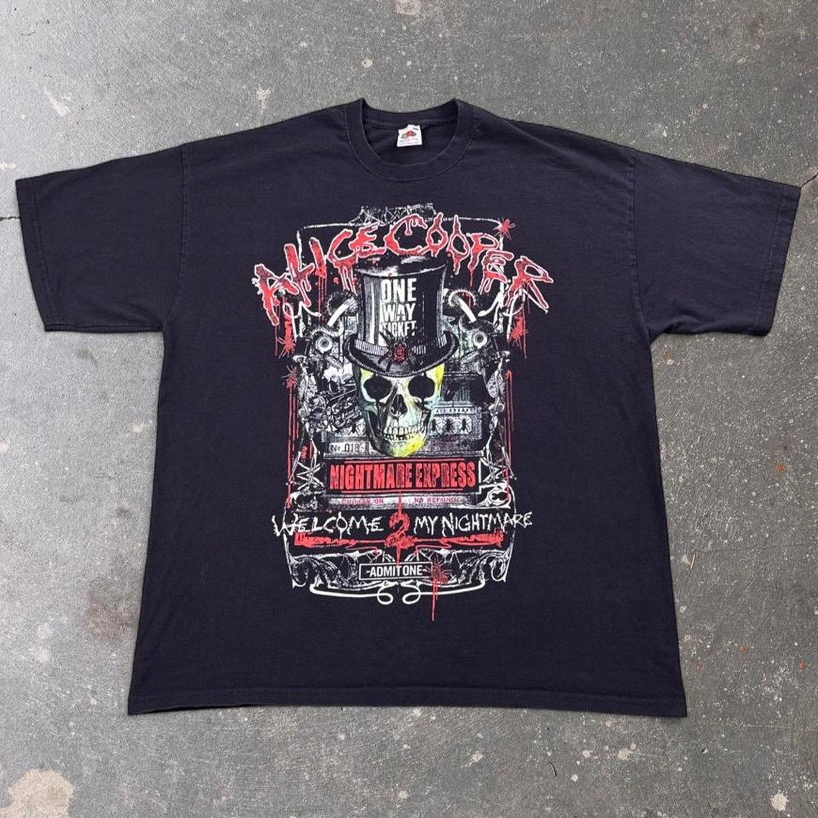 2000s Alice Cooper Welcome 2 My Nightmare Tour Tee | XL
