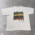1990s M. Segal Aruba Cat Art Tee | Large