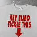 1990s Hey Elmo Tickle This Parody Graphic Tee | XL