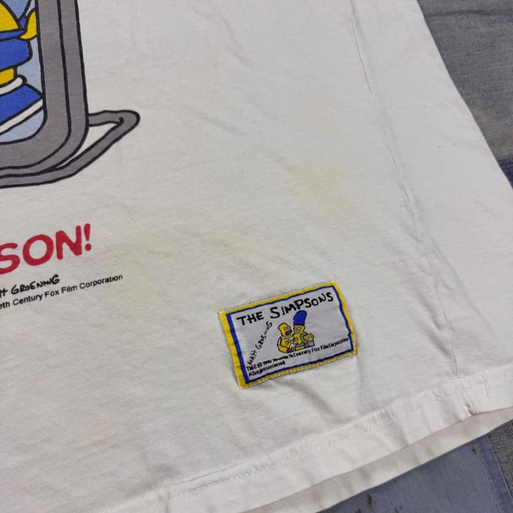1990s The Simpsons Bart Mirror Graphic Tee | XL