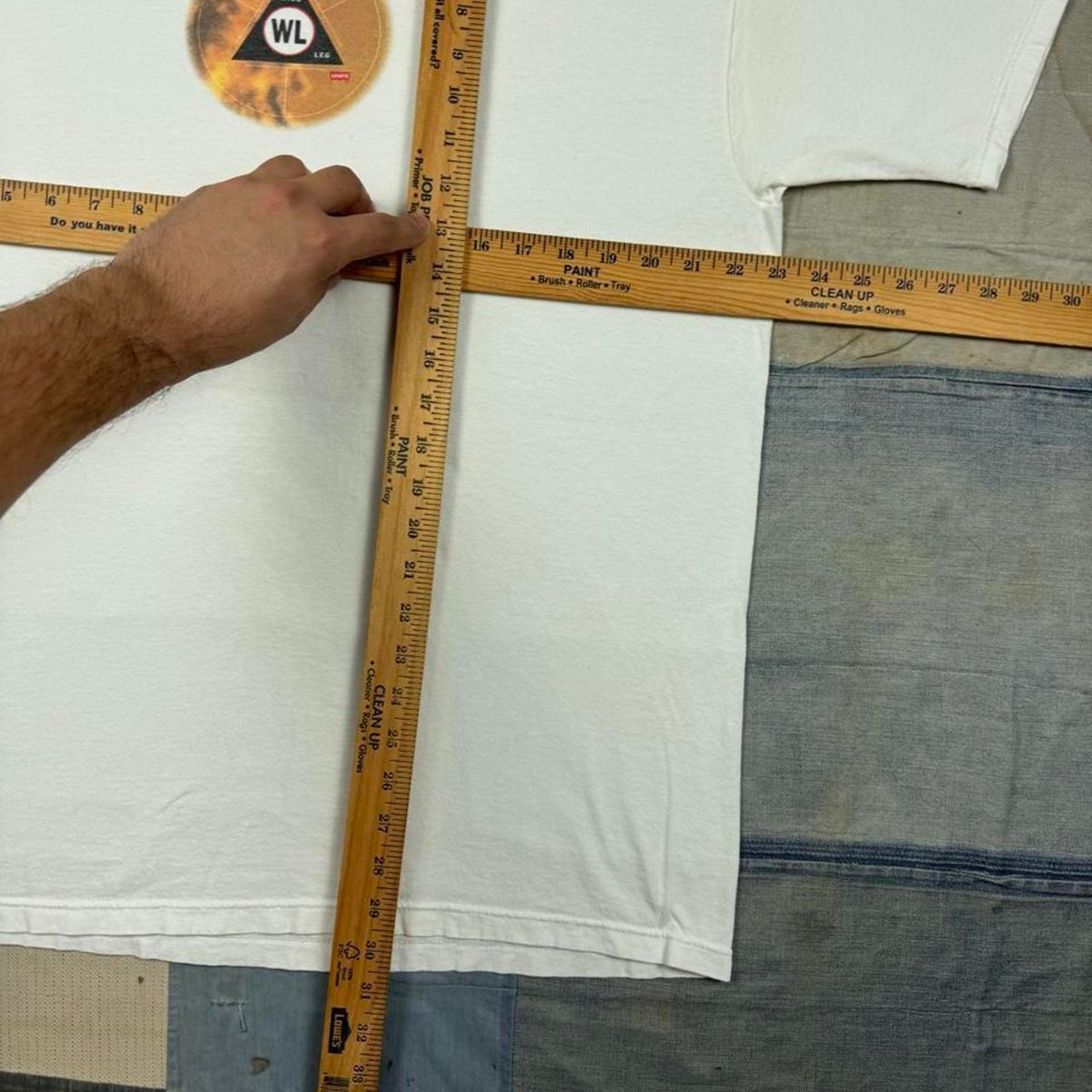 1990s Levis Wide Leg Promo Tee | XL