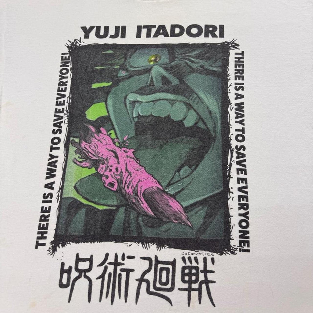 Jujutsu Kaisen Yuji Itadori Anime Graphic Tee | XL