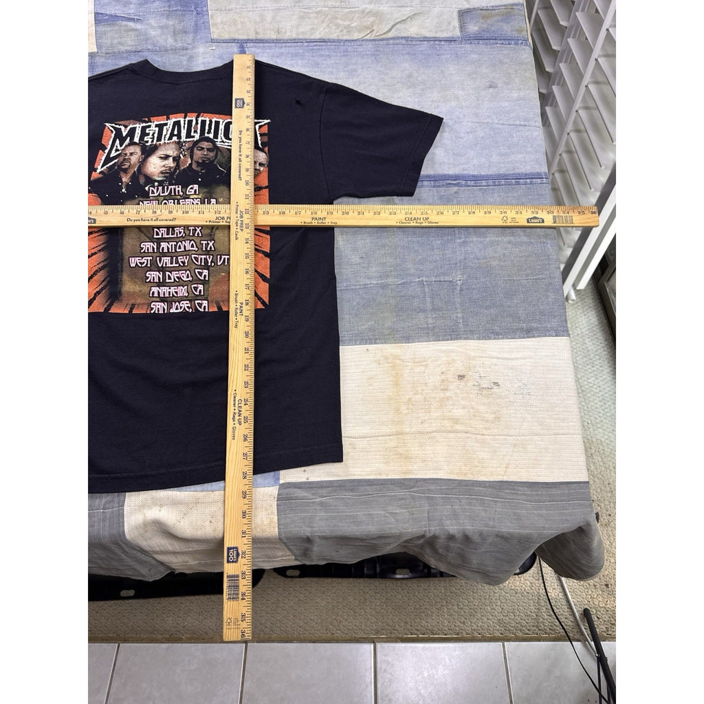 Metallica Madly In Anger With The World 2004 Tour Band T Shirt Mens Medium