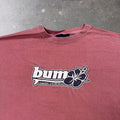 2000s B.U.M. Equipment Classic Clothing Hibiscus Logo Tee | Medium
