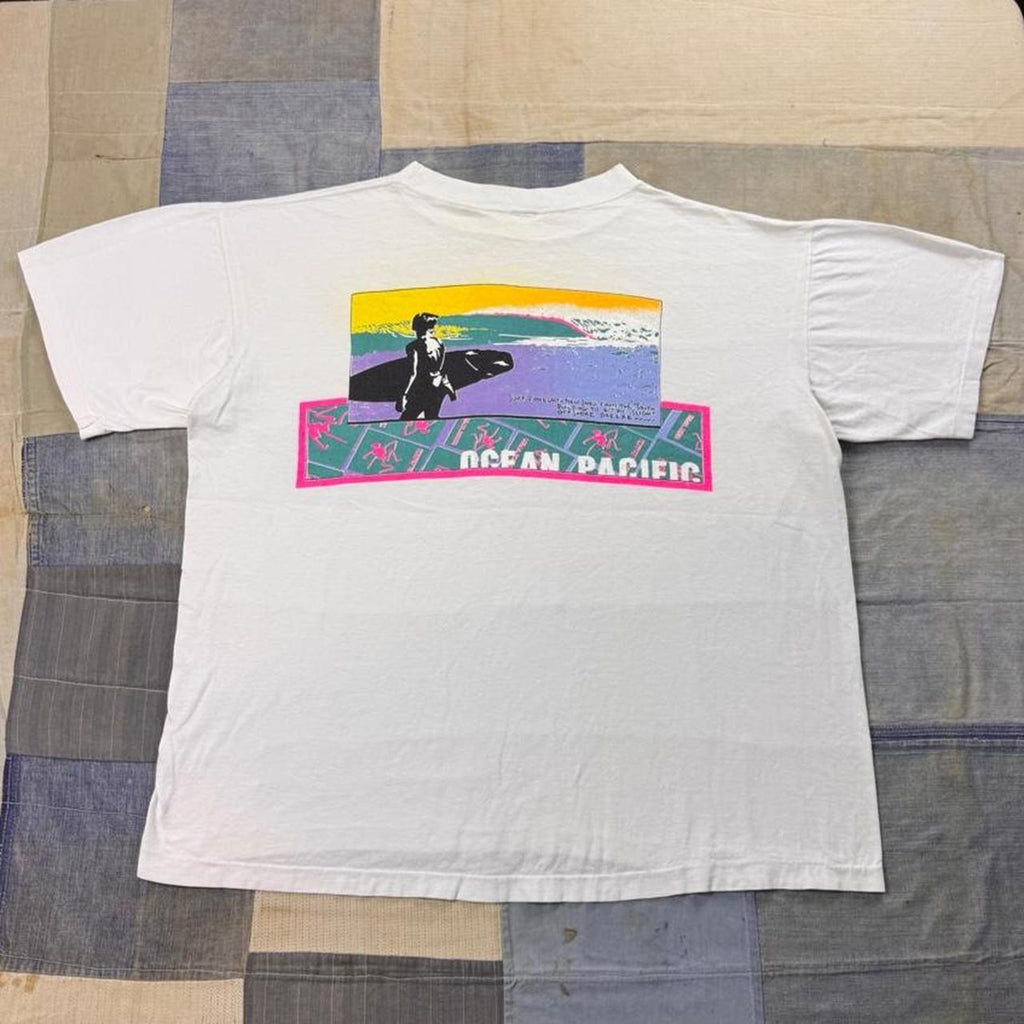 1990s Ocean Pacific Surf Tee | XL