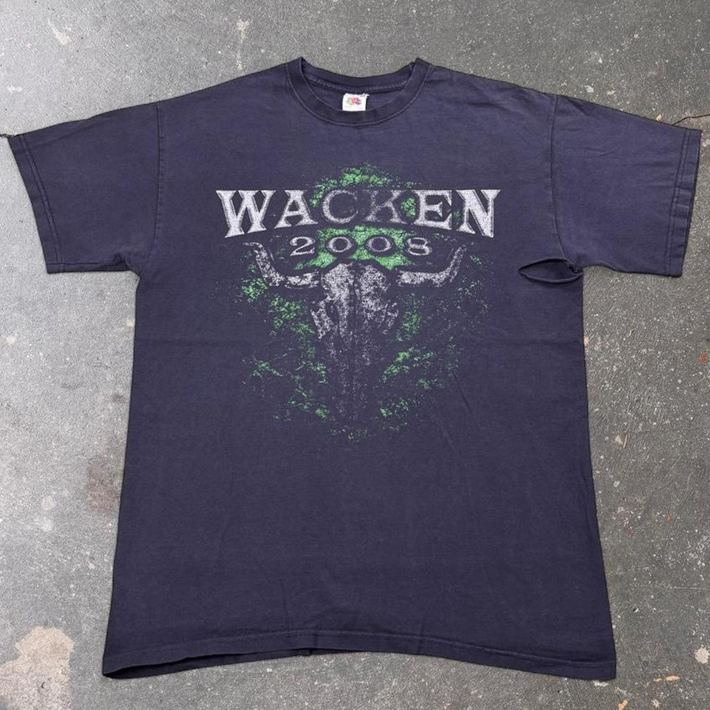 2008 Wacken Open Air Iron Maiden Festival Band Tee | Large