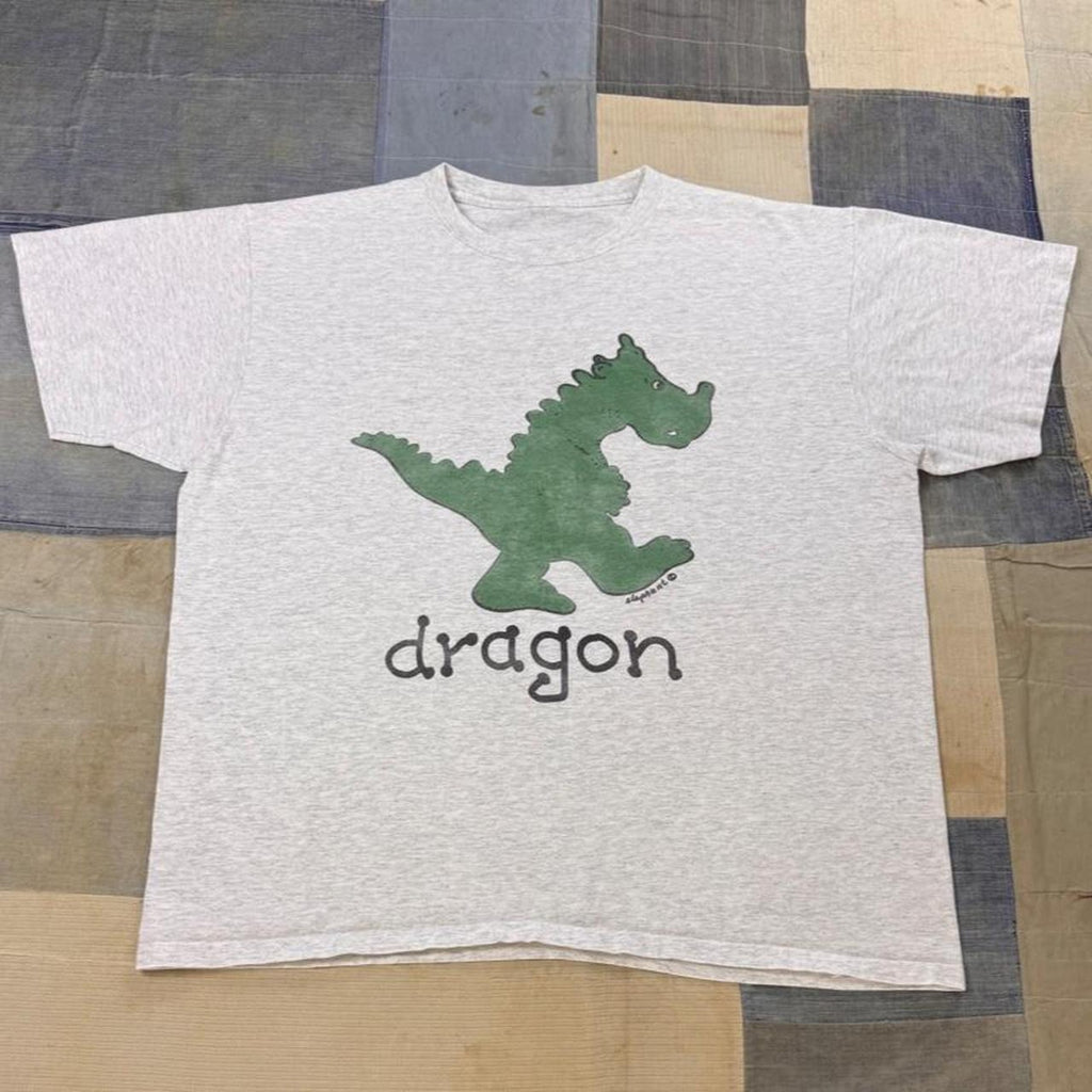 1990s Stephanie Dragon Cartoon Graphic Tee | XL