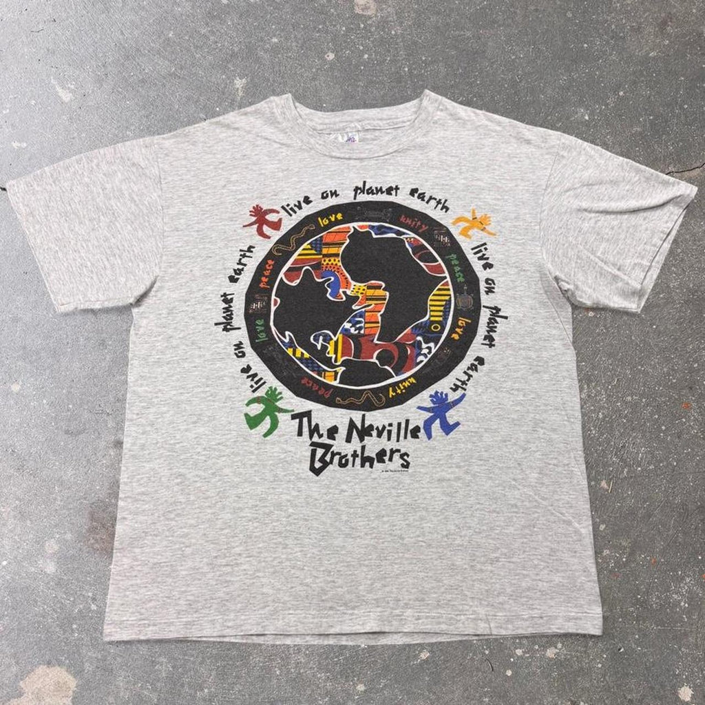 1994 The Neville Brothers Live on Planet Earth Graphic Tee | Large