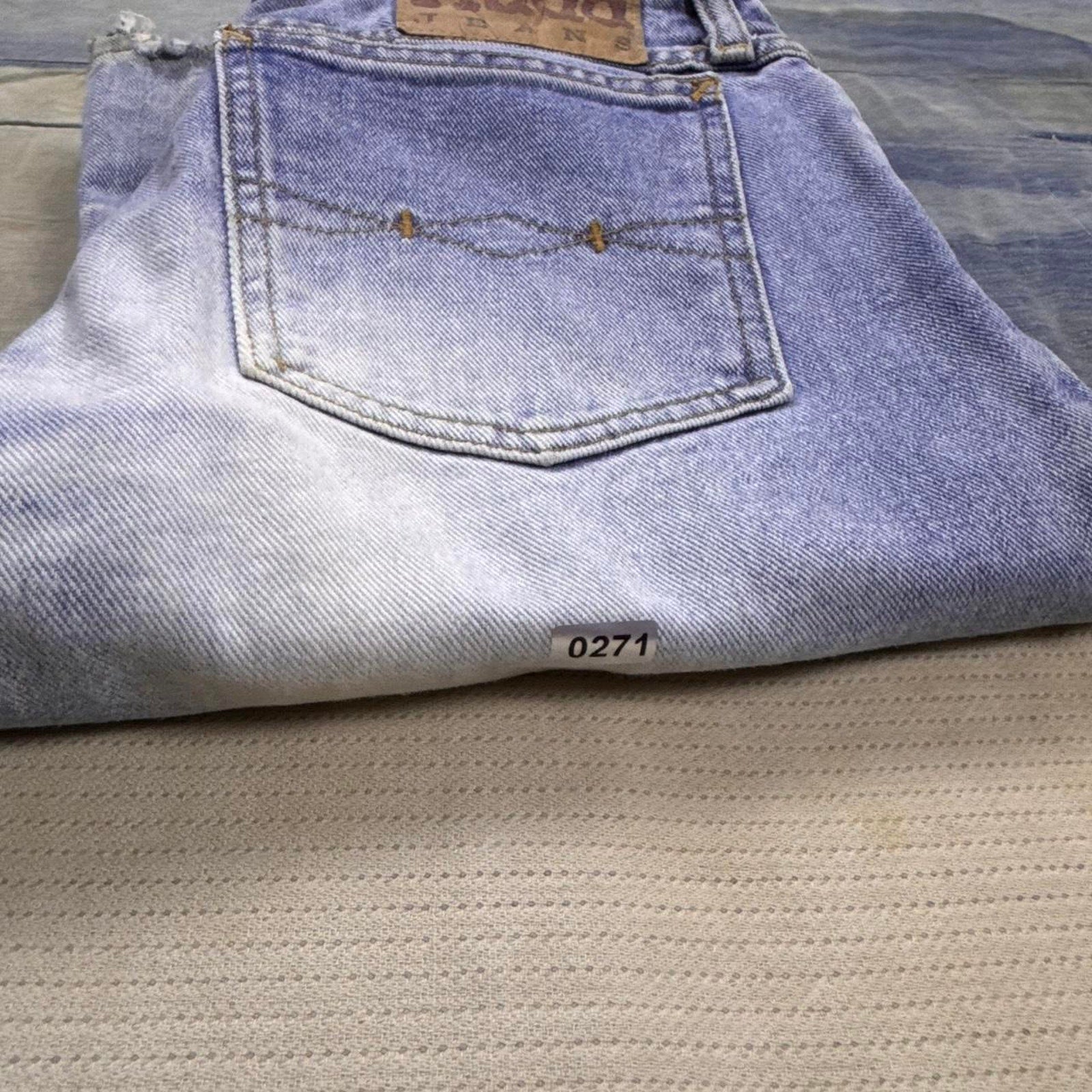 2000s Mudd blue acid wash flare jeans | 30x31