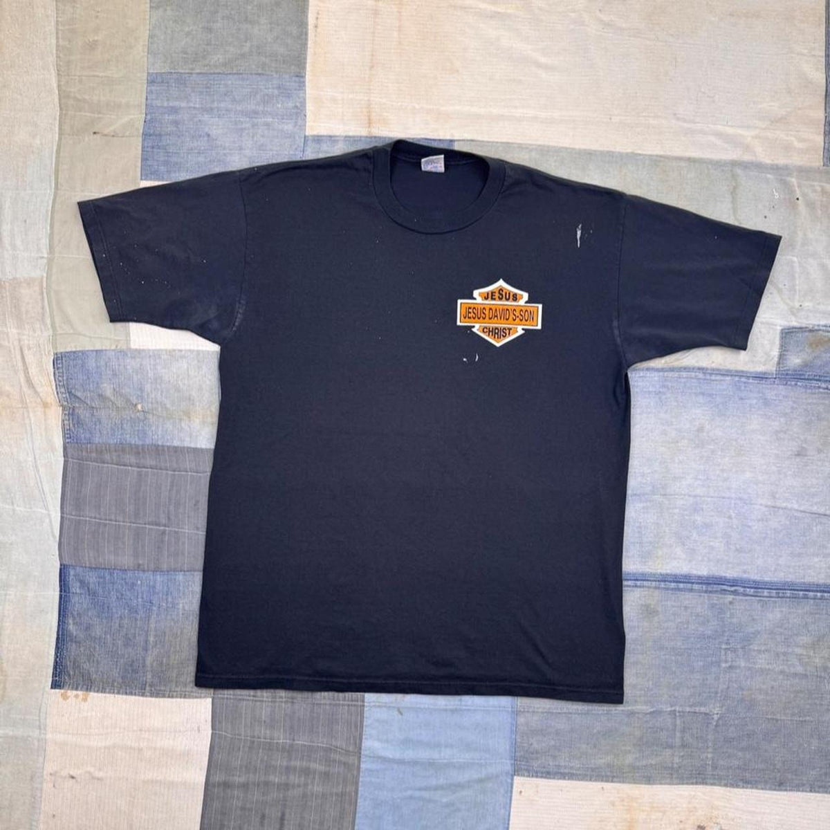 1990s Jesus David's Son Christ Harley Davidson Christian Biker Tee | Extra Large