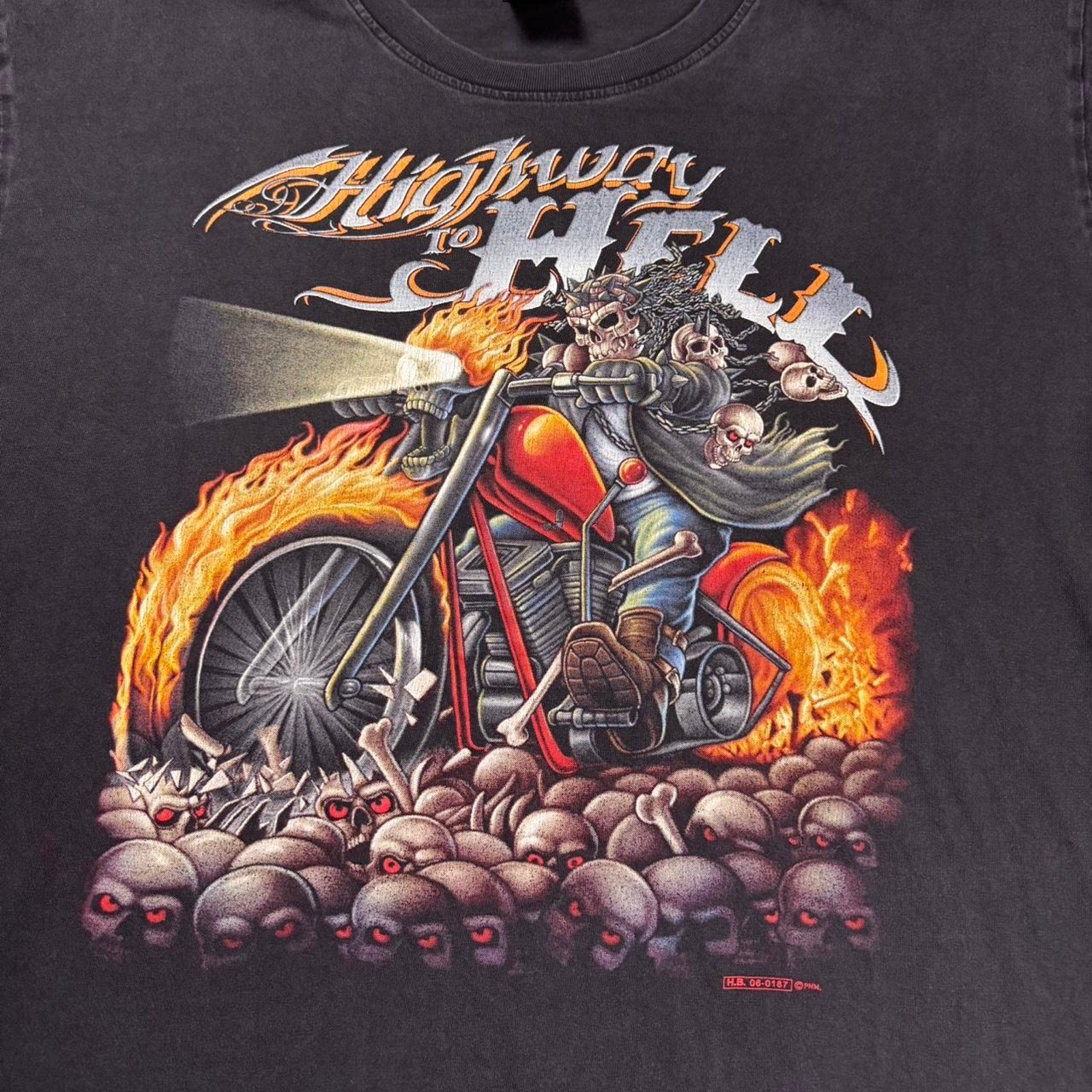 1990s Highway to Hell biker tee | XXL