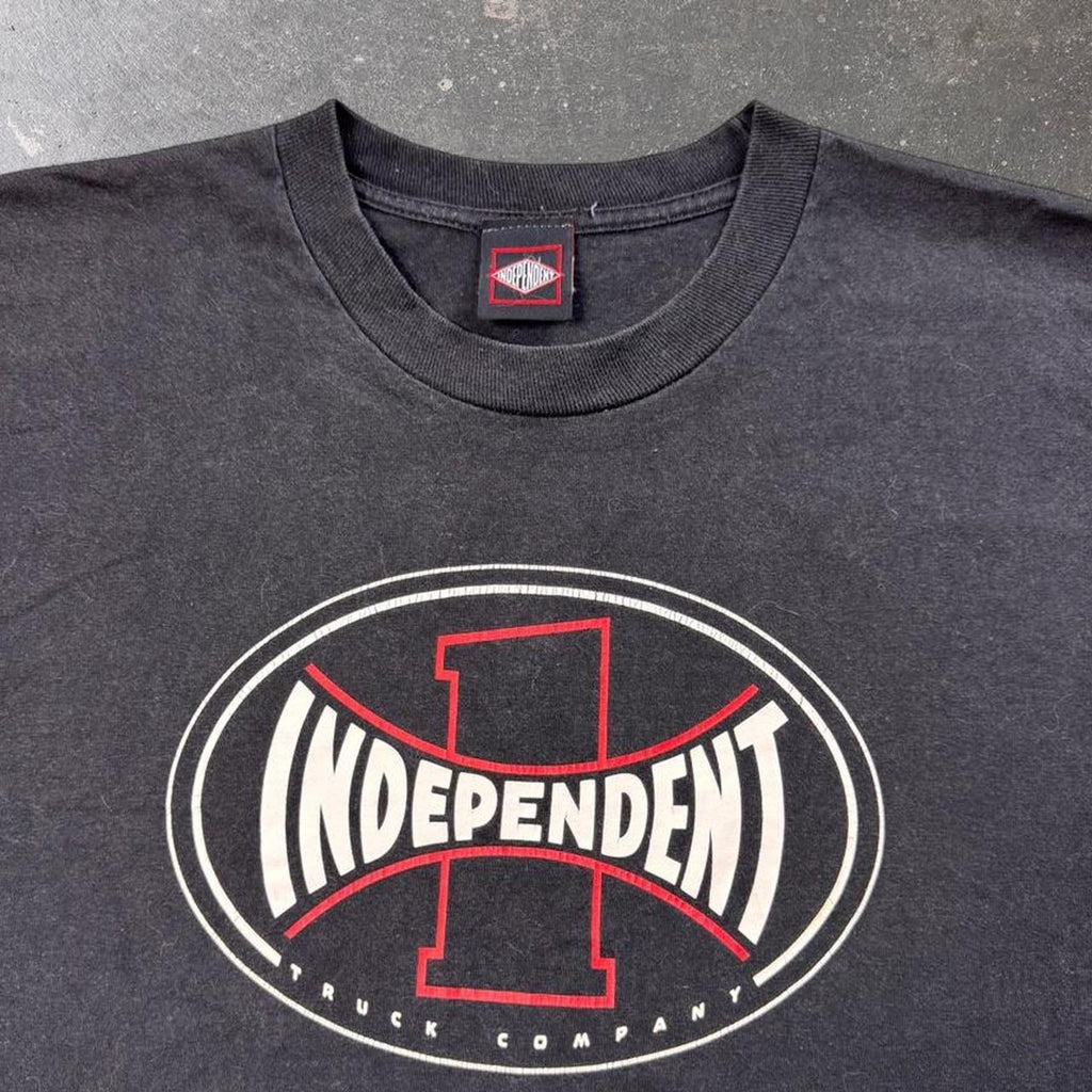 1990s Independent Truck Company Oval Logo Skate Tee | Large